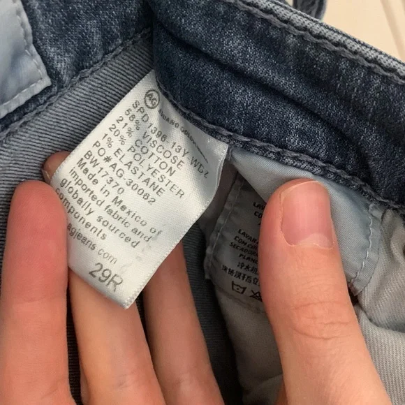 AG high-rise skinny crop “The Farrah Skinny Crop” high-waisted jeans in size 29 - Picture 6 of 6